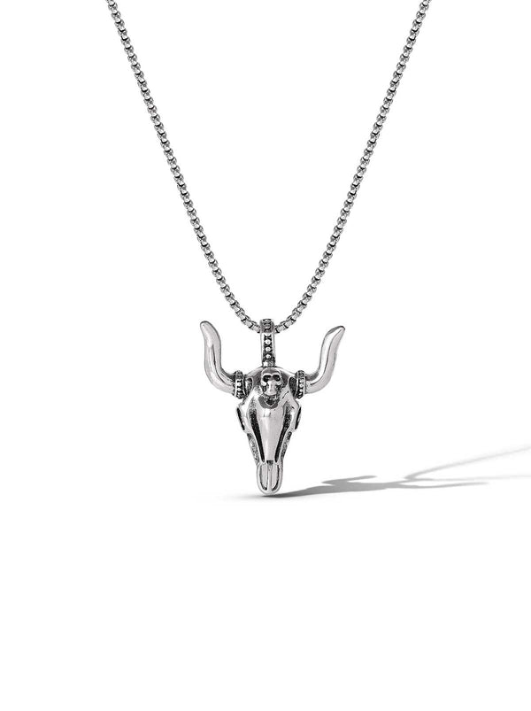 Bull Pendant Necklace
