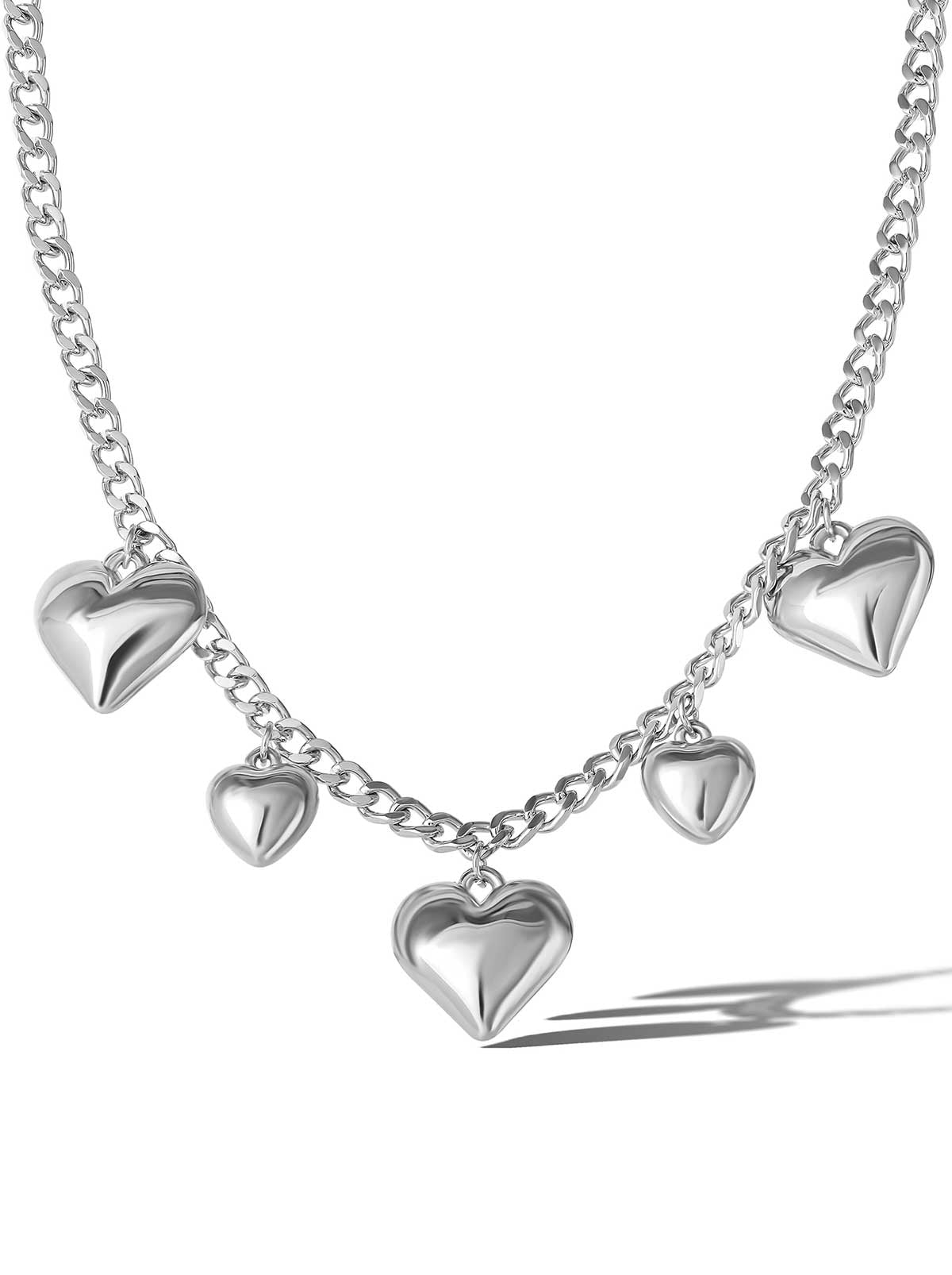 5 Heart Necklace