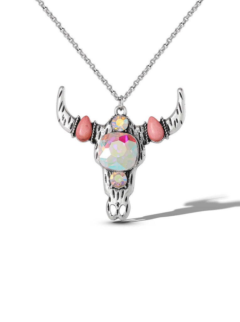Crystal Bull Skull Pendant – Jessica Simpson