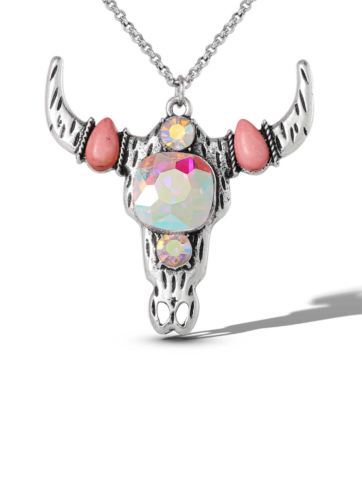Crystal Bull Skull Pendant – Jessica Simpson