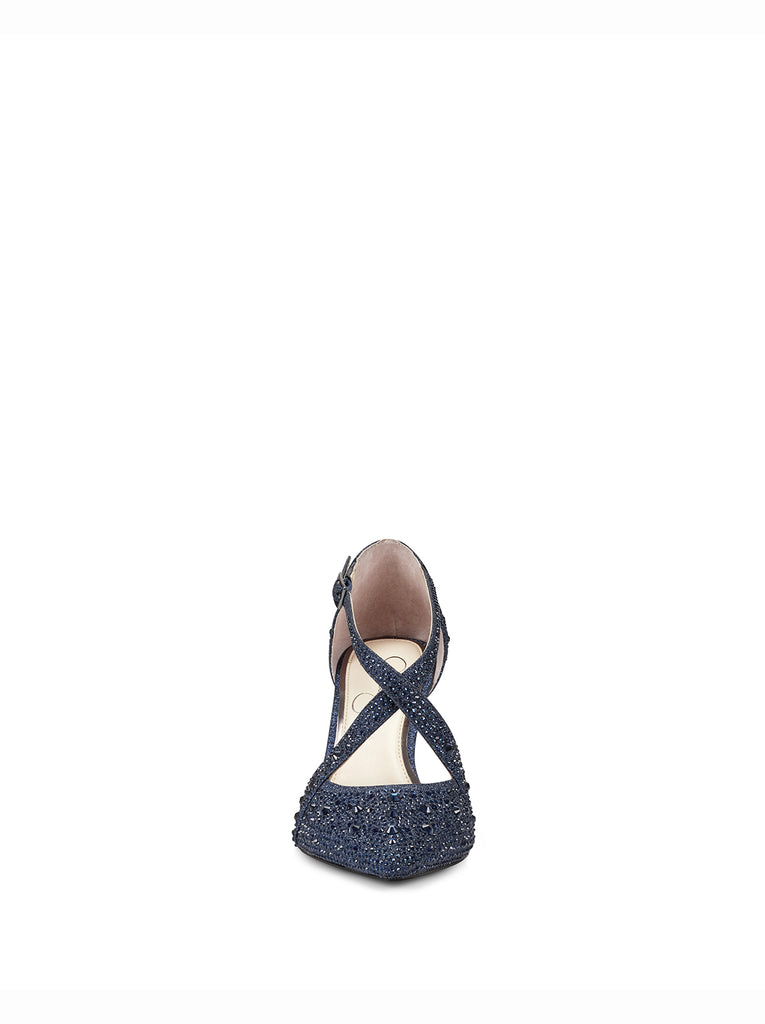 Accile High Heel in Navy