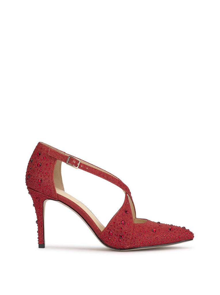 Accile High Heel in Red Muse