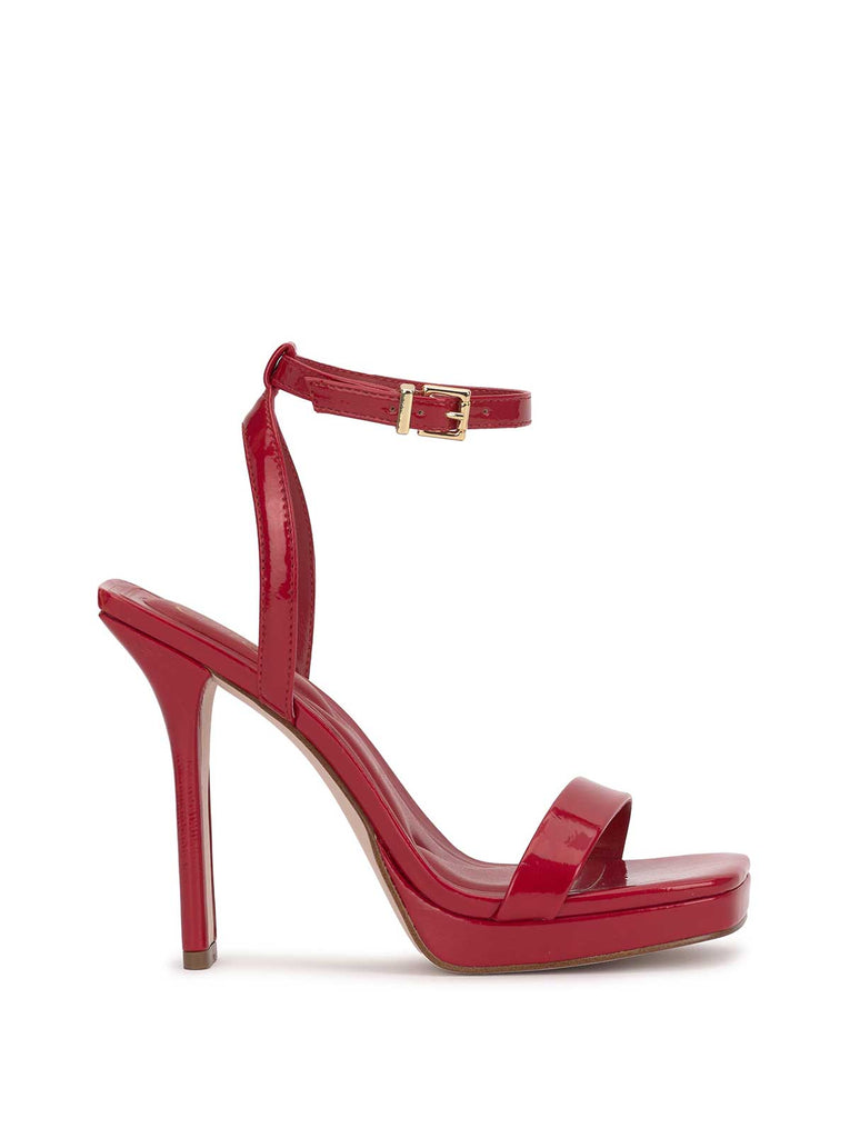 Adonia High Heel in Red Muse