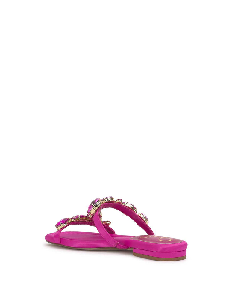 Avimma Flat Sandal in Brightest Pink