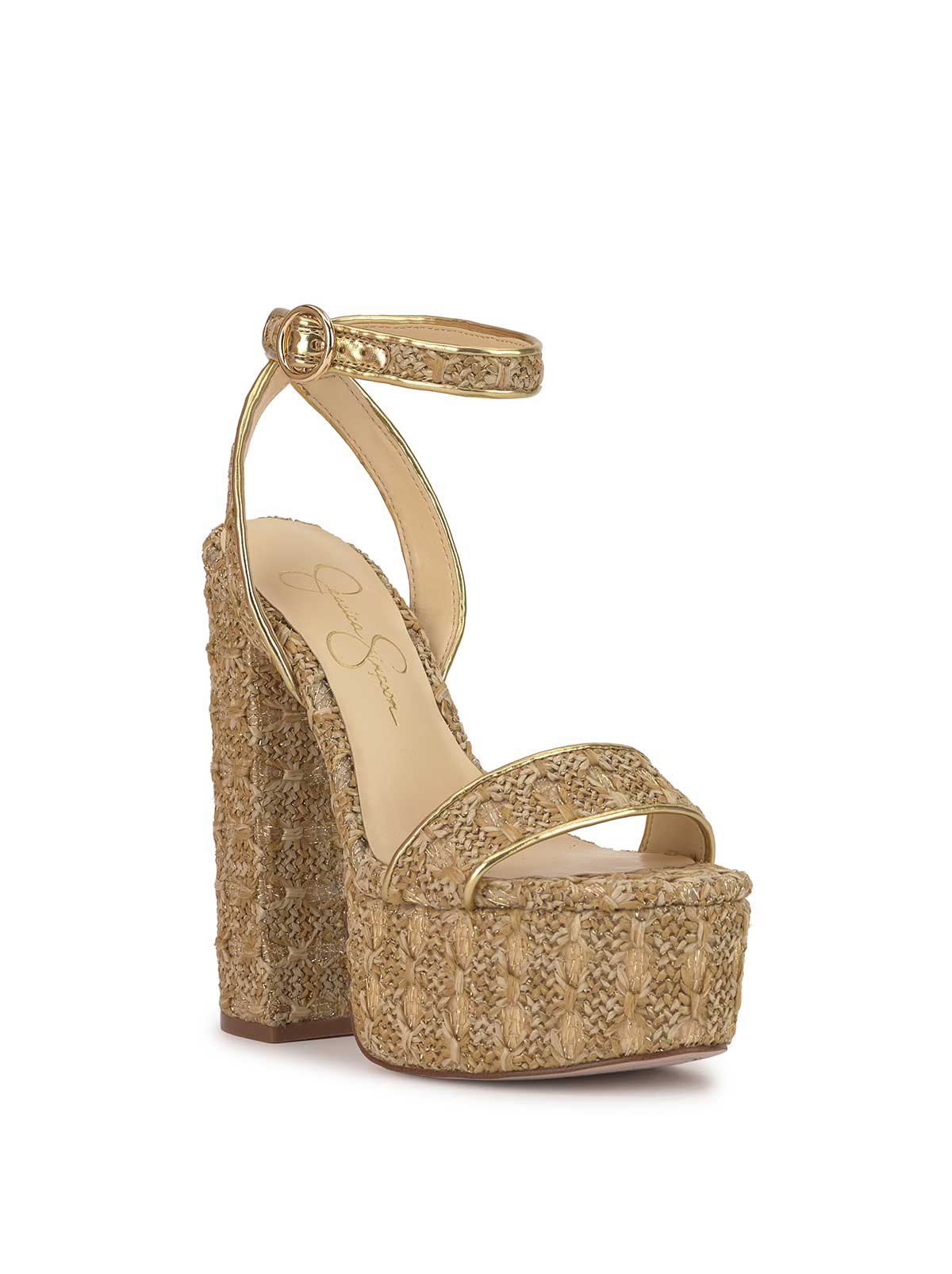 Axtyn Platform in Natural Raffia