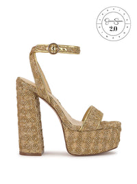 Axtyn Platform in Natural Raffia