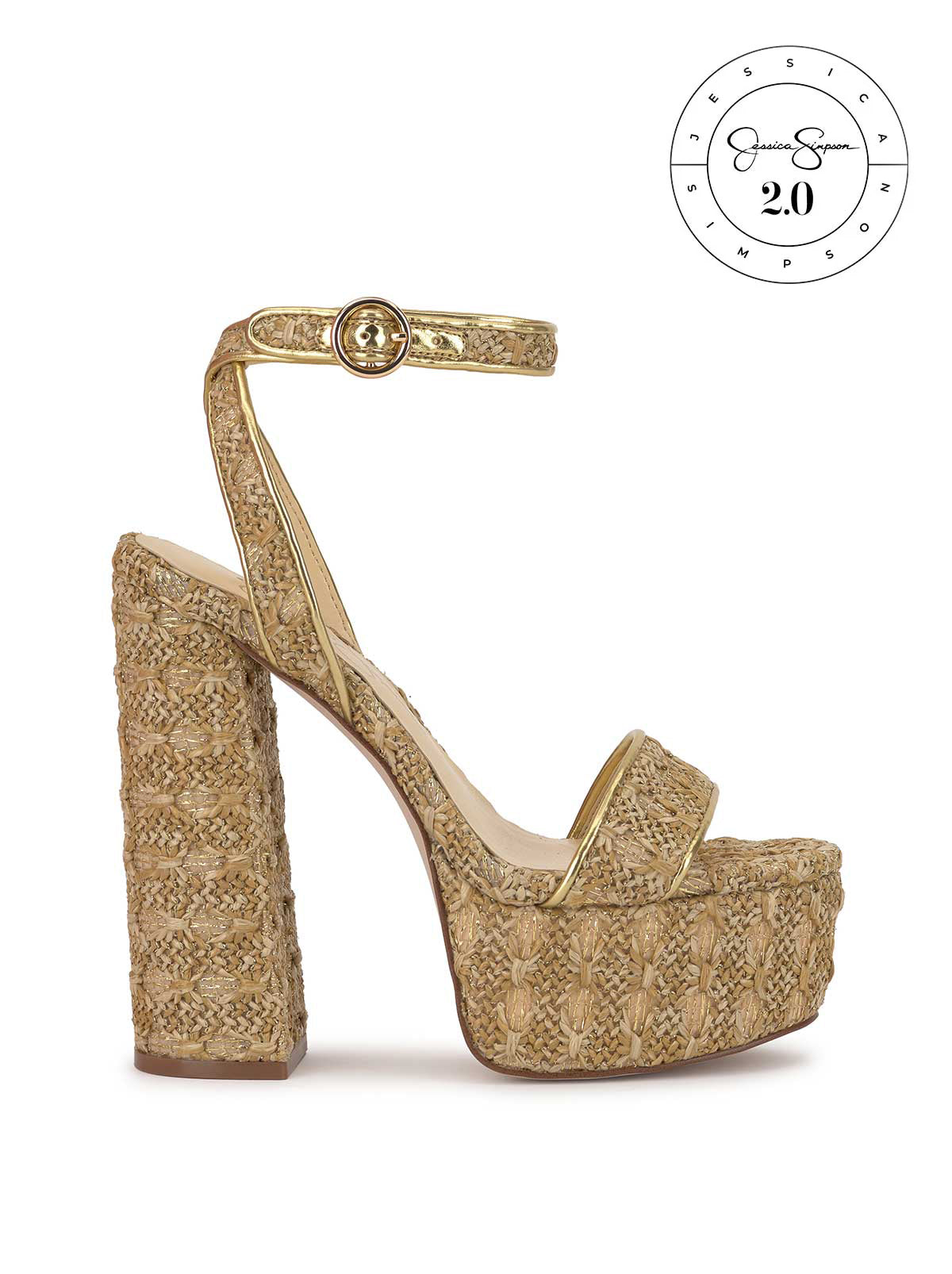 Axtyn Platform in Natural Raffia