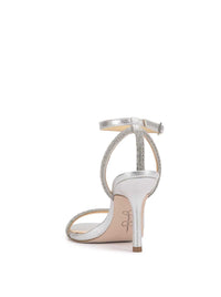 Baharia High Heel in Silver Shimmer
