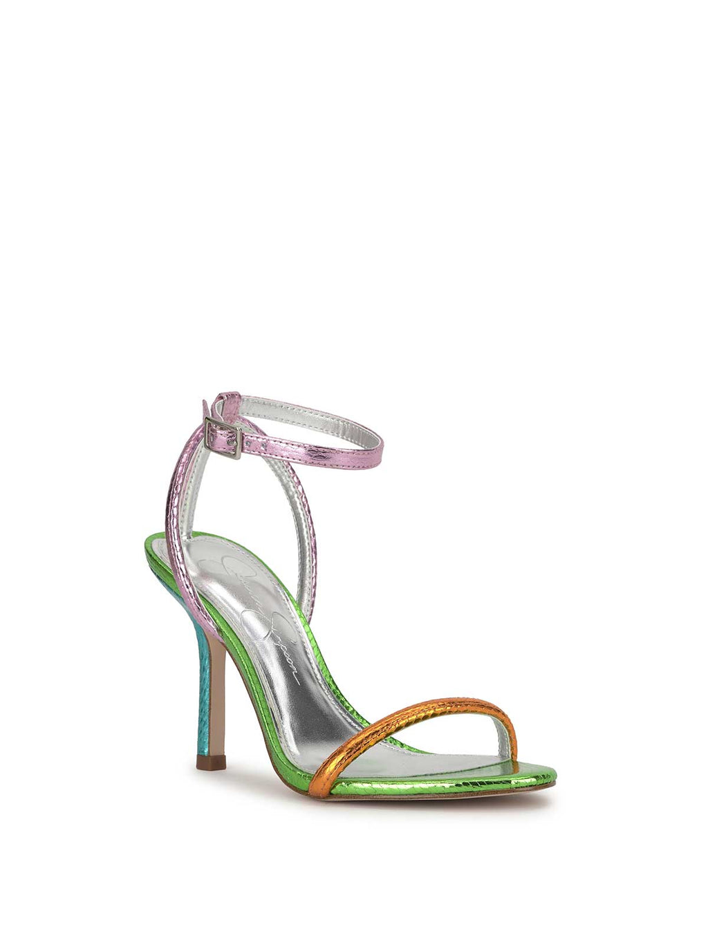 Baharia High Heel in Tangerine