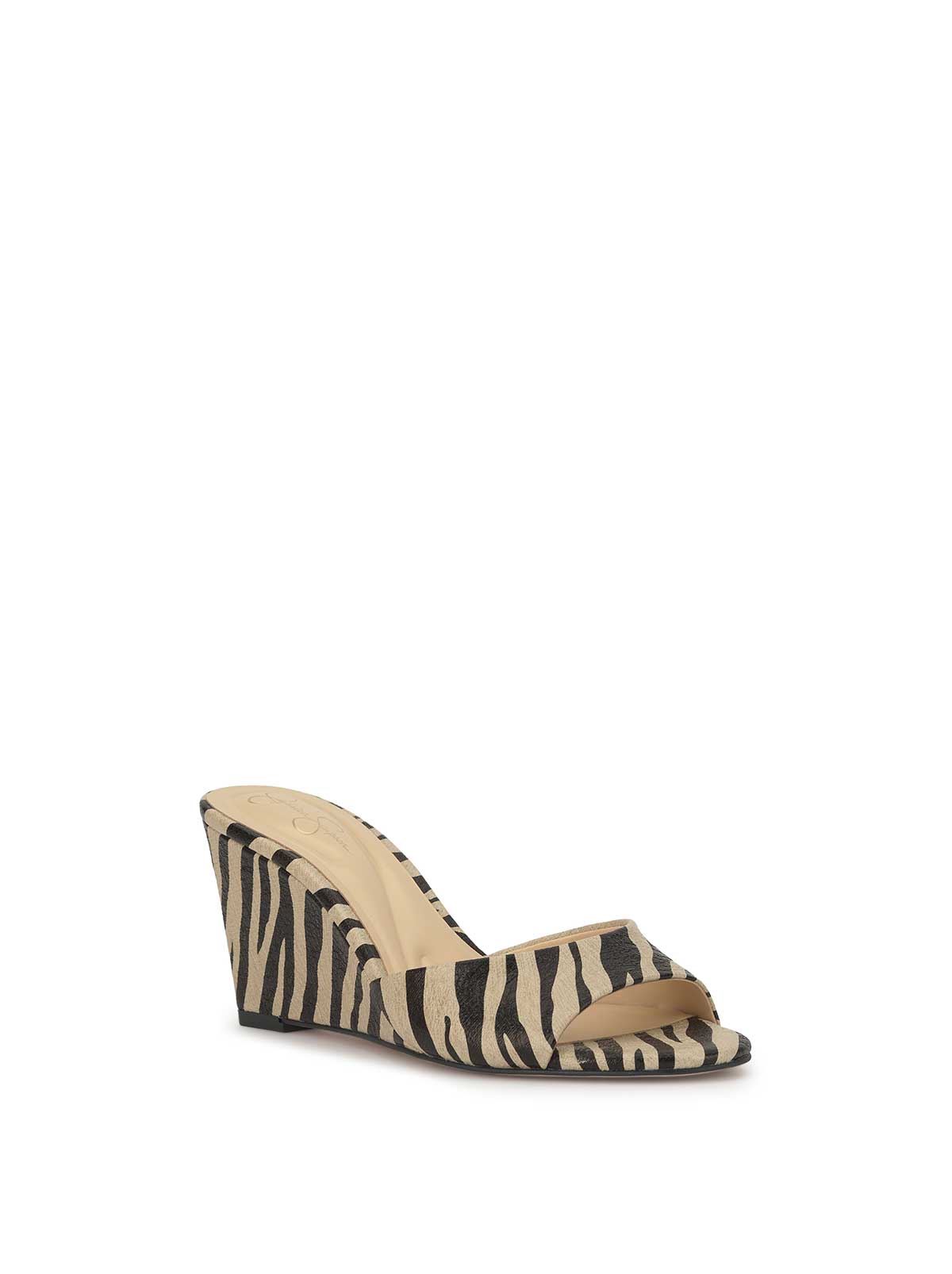 Bolir Wedge in Brown Zebra