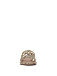 Briellea Embellished Sandal in Champagne