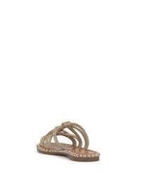 Briellea Embellished Sandal in Champagne