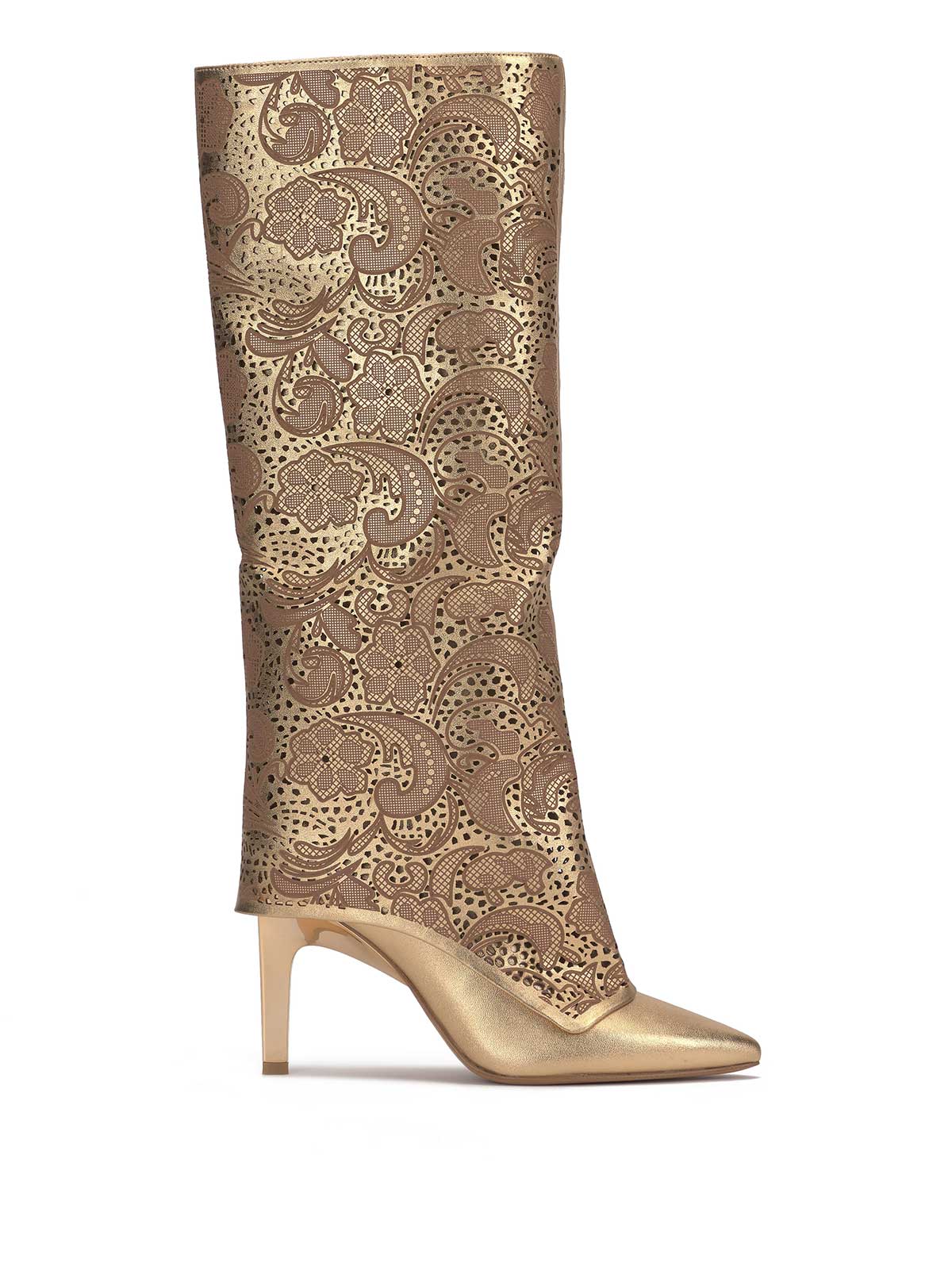 Brykia Knee High Boot in Gold – Jessica Simpson