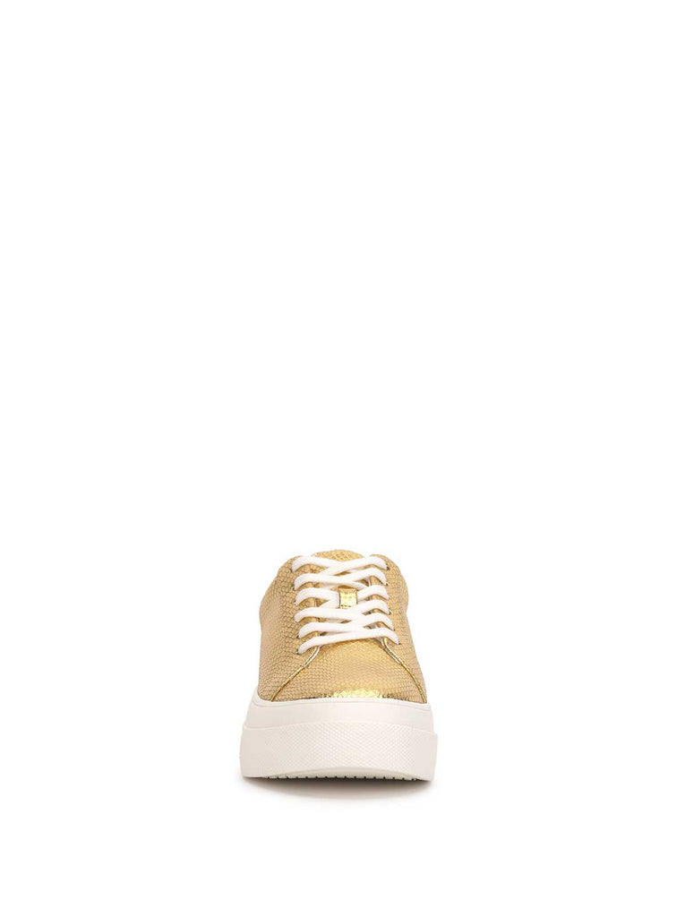 Caitrona Platform Sneaker in Gold