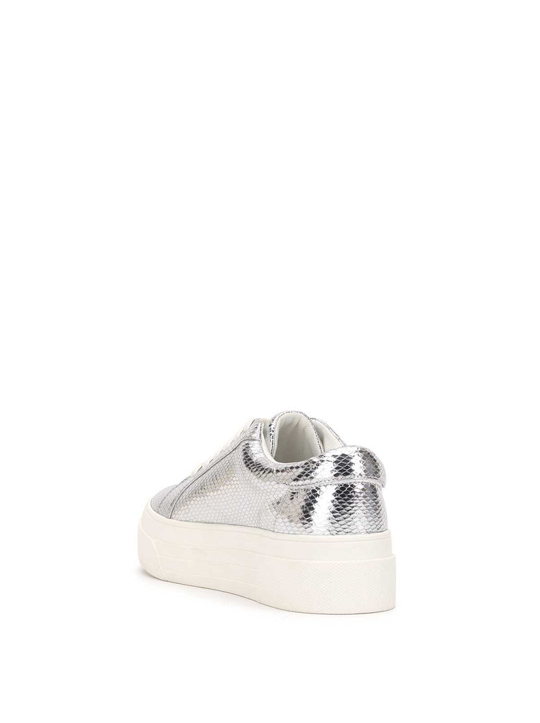 Caitrona Platform Sneaker in Silver
