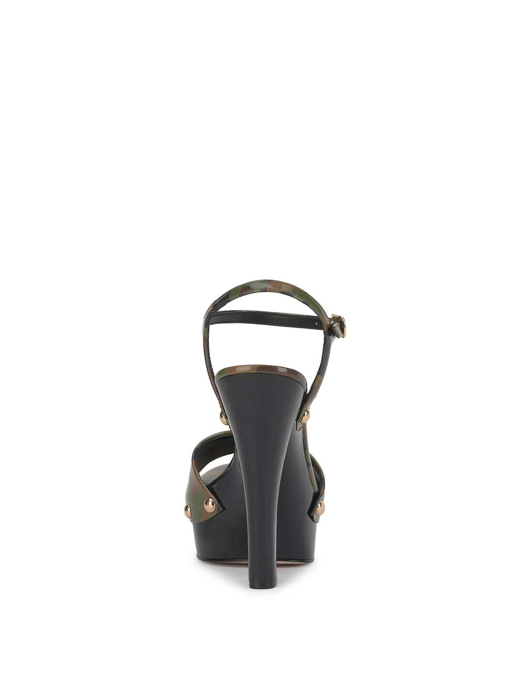 Calenta Studded Platform in Forest Camo
