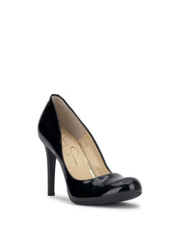 Calie Pump in Black Patent