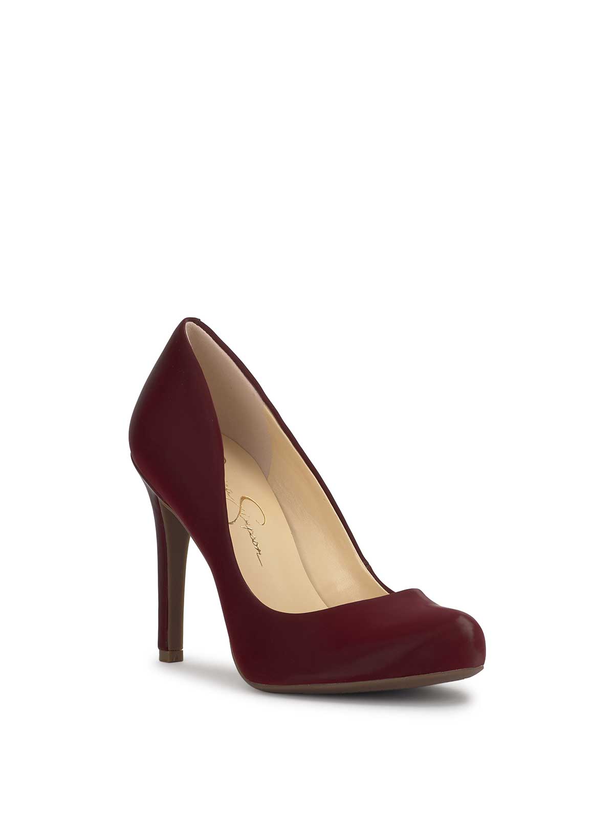 Calie Pump in Dark Cherry