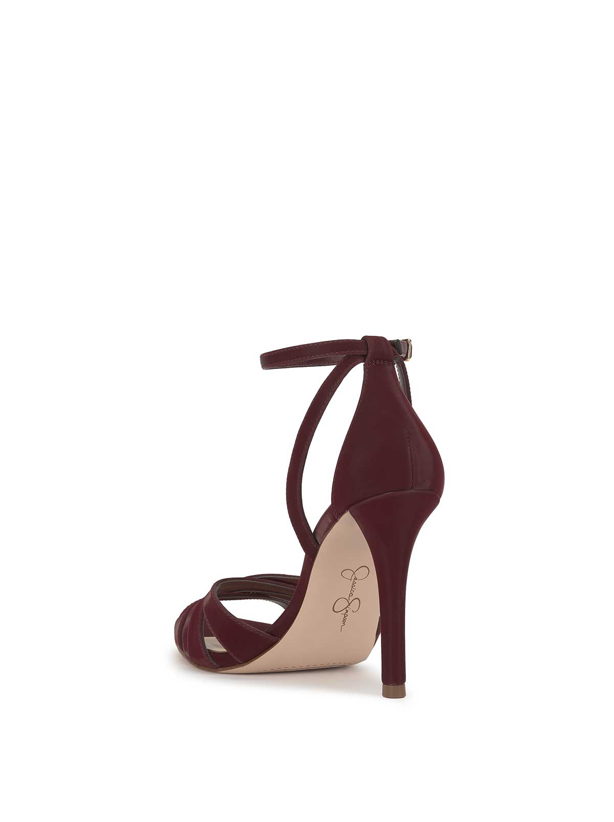 Calisa High Heel in Dark Cherry