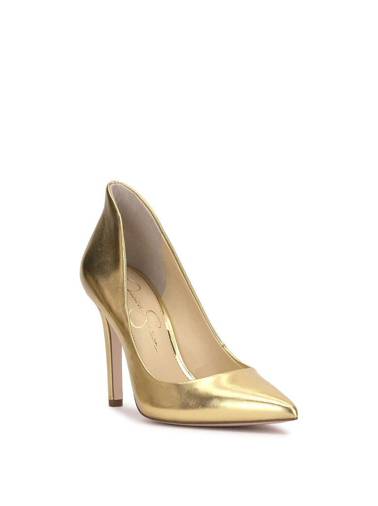 Cambredge Pump in Bright Gold