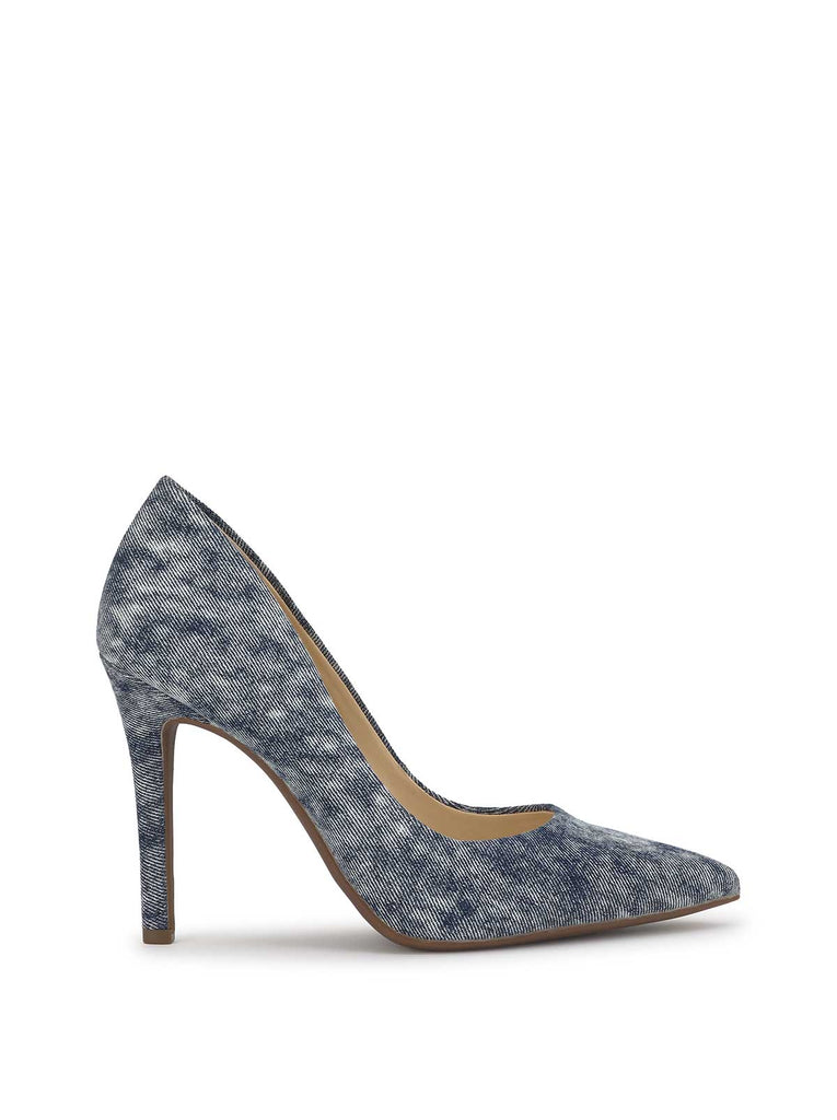 Cassani Pump in Shadow Blue