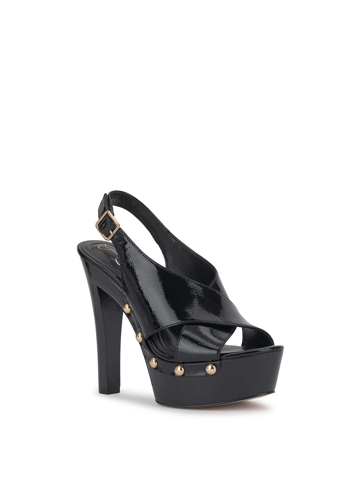 Caulira Platform in Black Patent