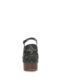 Cazea Platform in Jeweled Black