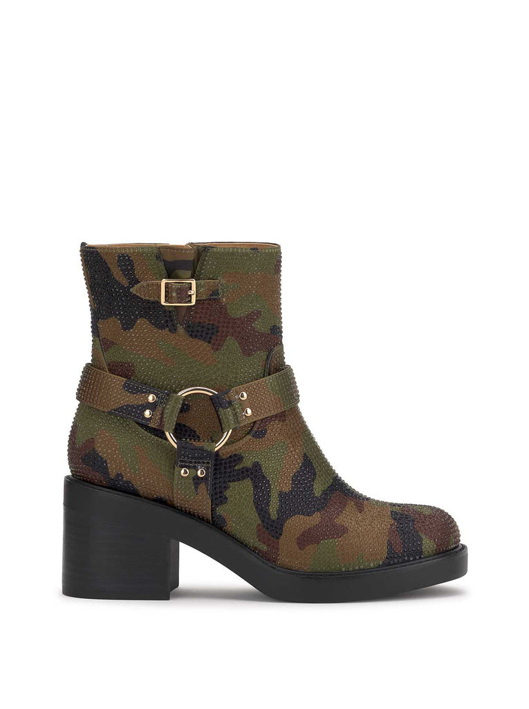 Ceridwen Moto Boot in Camo Crystal