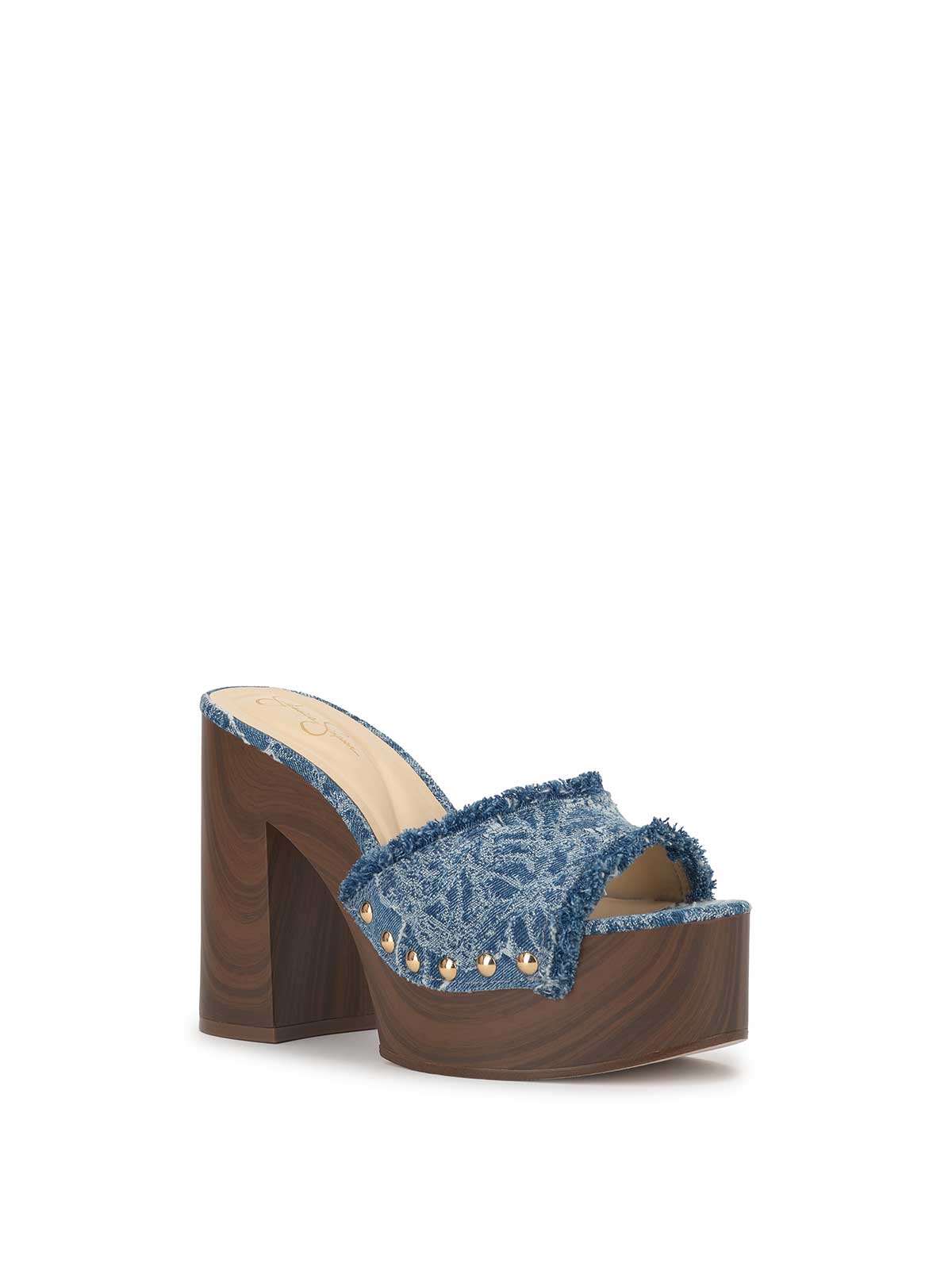 Cezia Platform in Medium Blue – Jessica Simpson