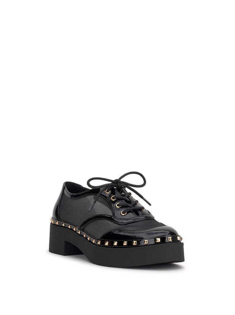 Chryse Studded Oxford in Black