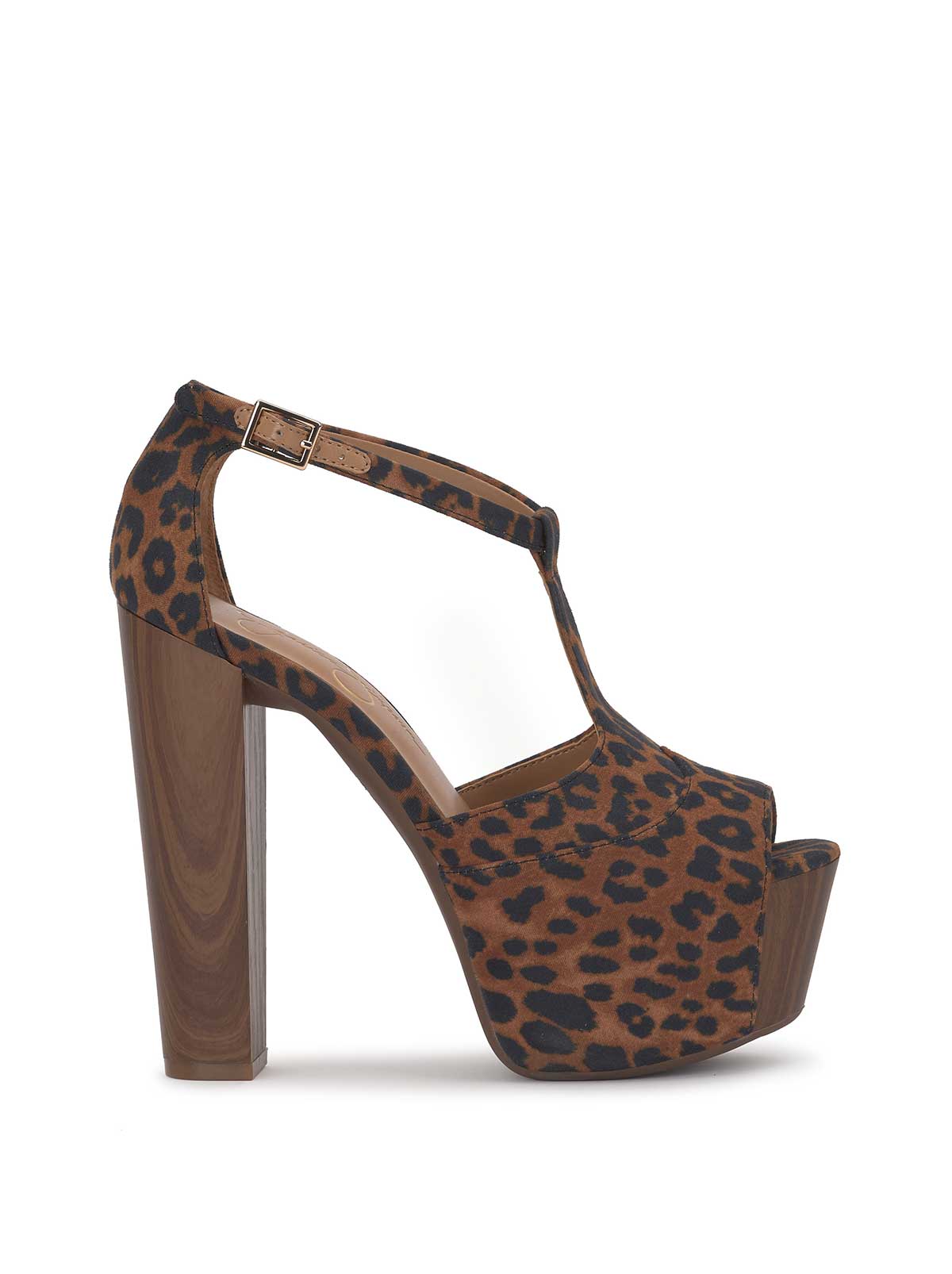 Dany T-Strap Platform Sandal in Safari Leopard – Jessica Simpson