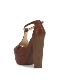 Jessica Simpson 2.0 Dany T-Strap Platform Sandal in Dark Canyon