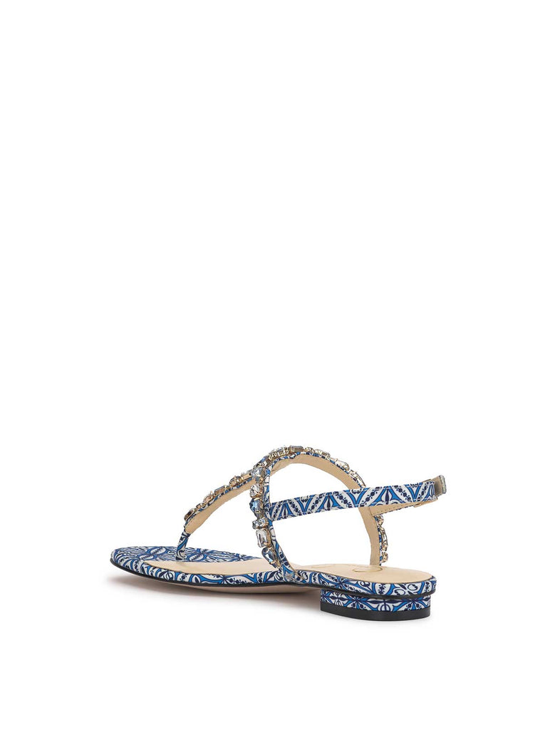 Dehna Embellished Sandal in Blue Print – Jessica Simpson