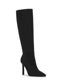 Dilea Knee High Boot in Black Suede