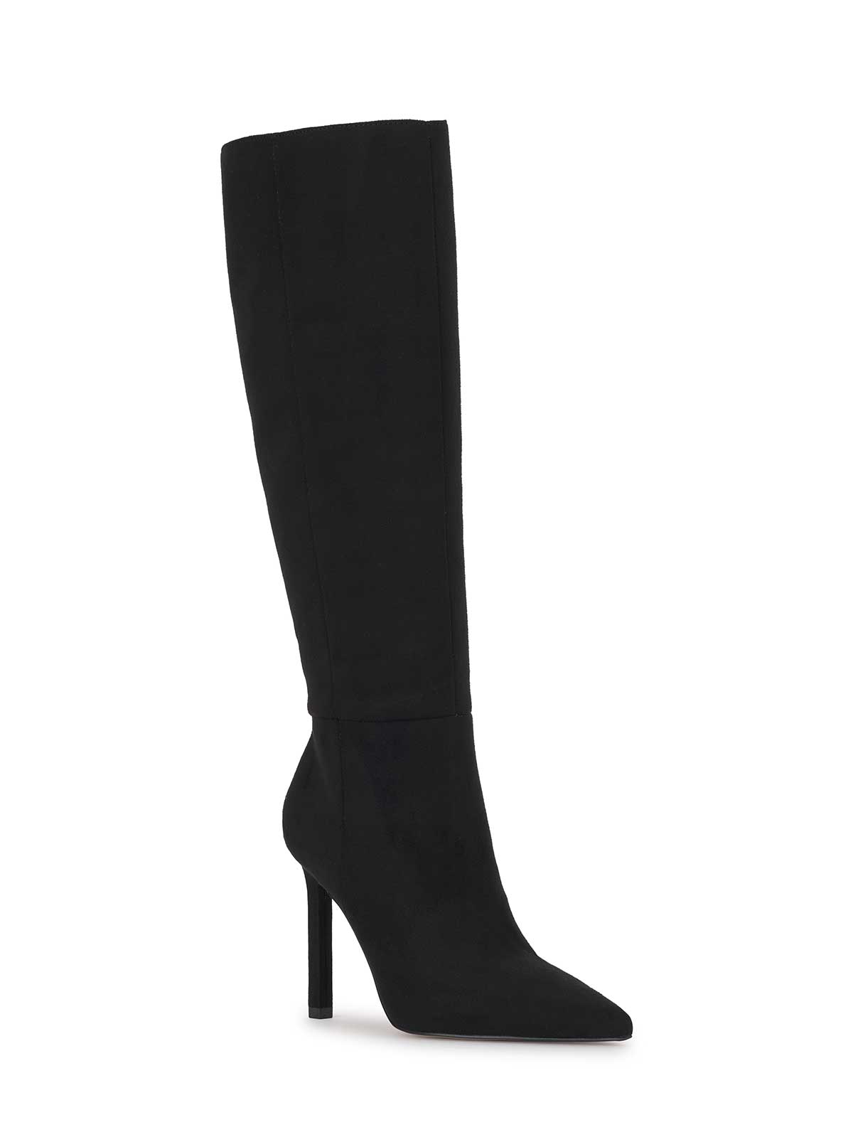 Dilea Knee High Boot in Black Suede