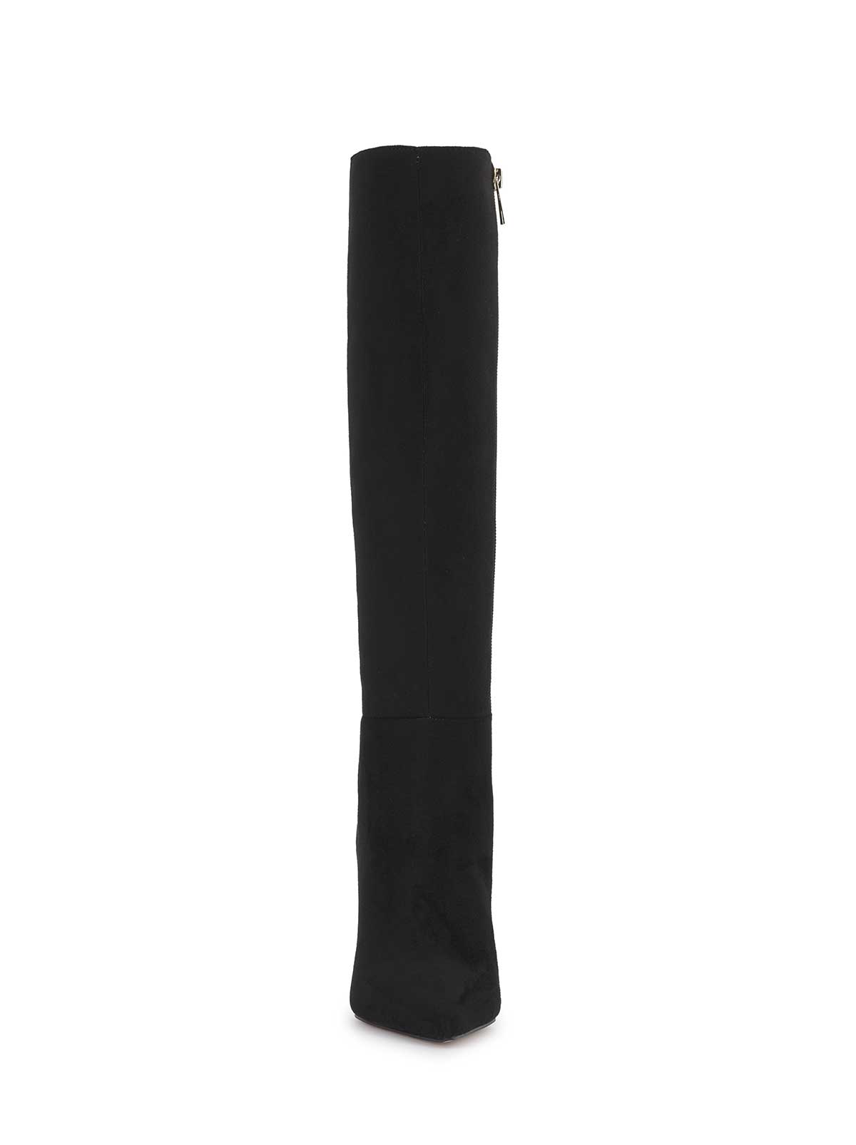 Dilea Knee High Boot in Black Suede