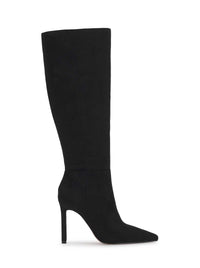 Dilea Knee High Boot in Black Suede