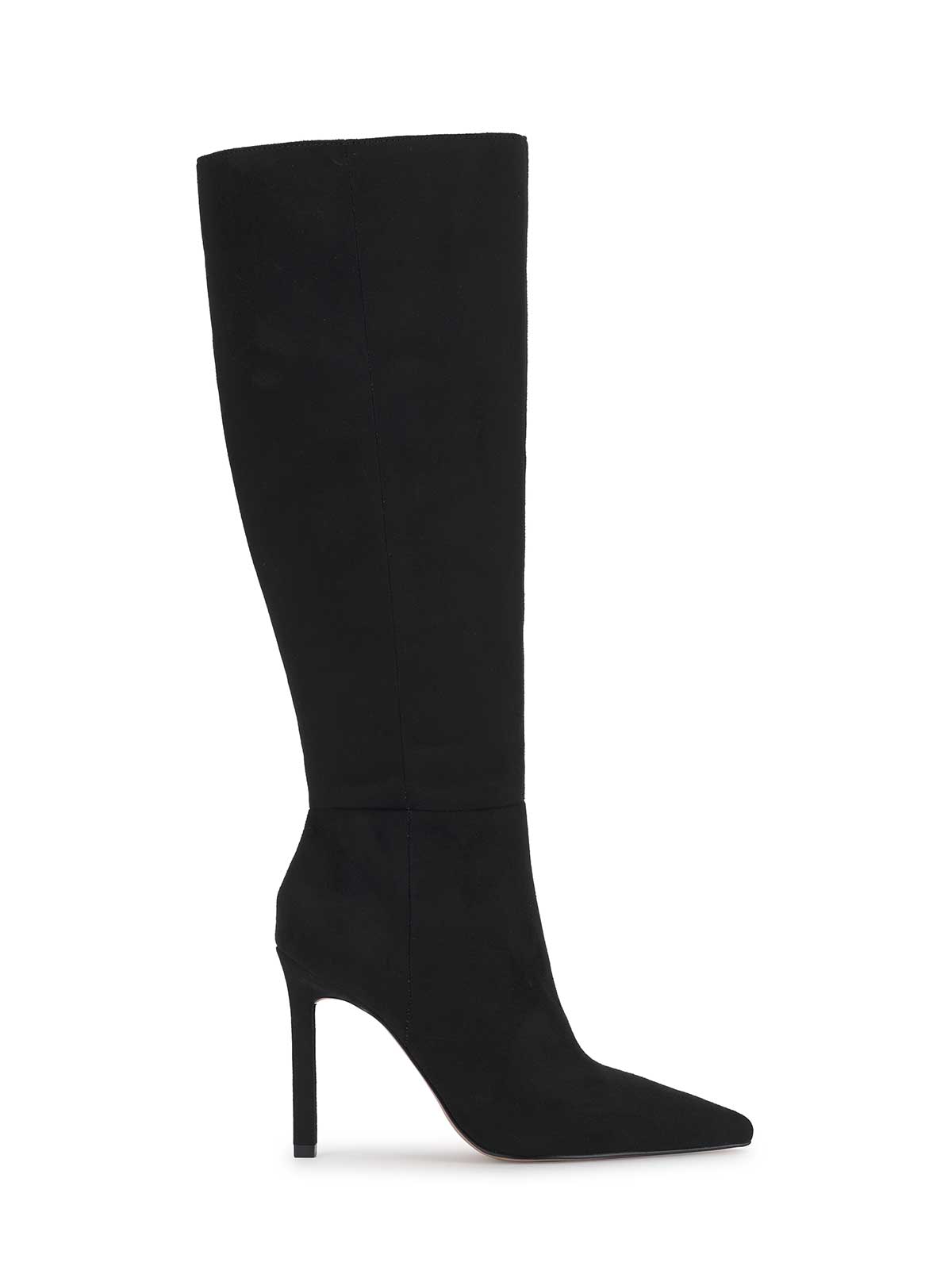 Dilea Knee High Boot in Black Suede