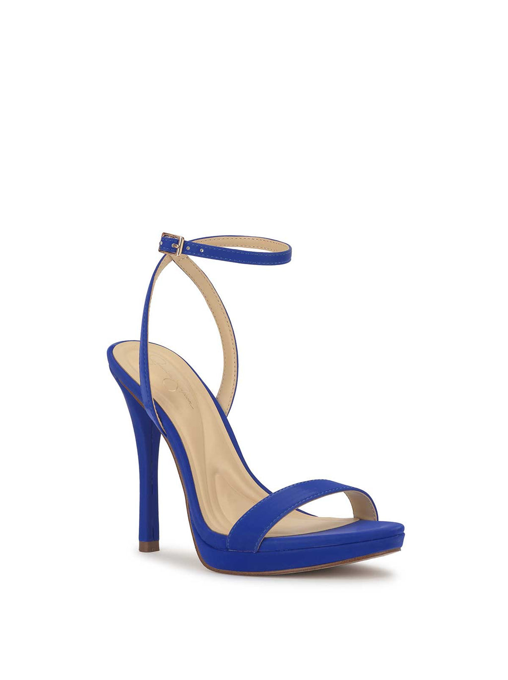 Divra High Heel Sandal in Blue Royale