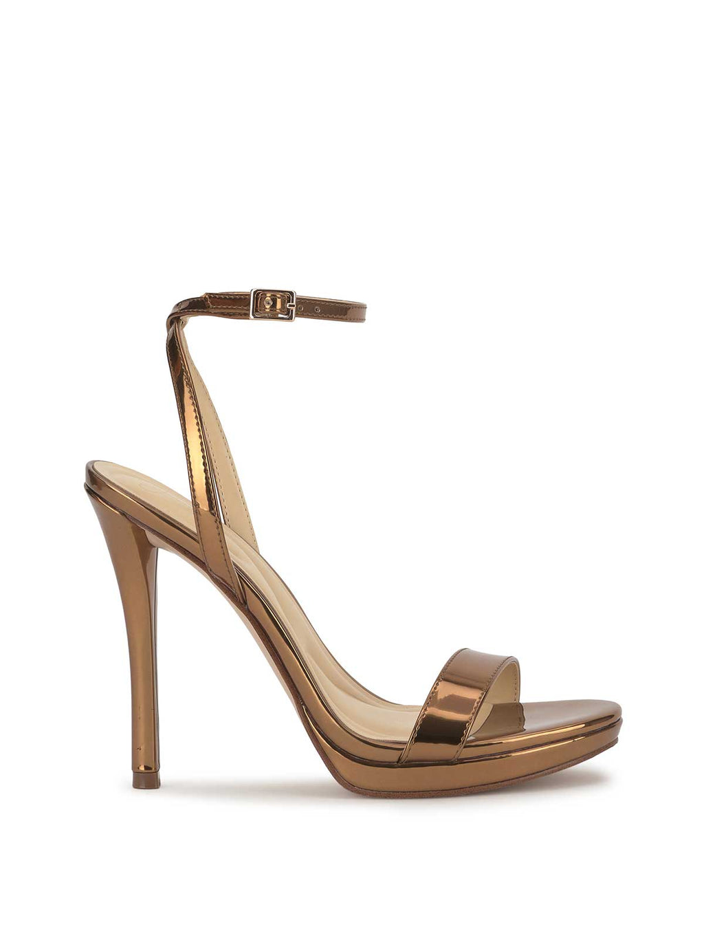 Divra High Heel Sandal in Bronze
