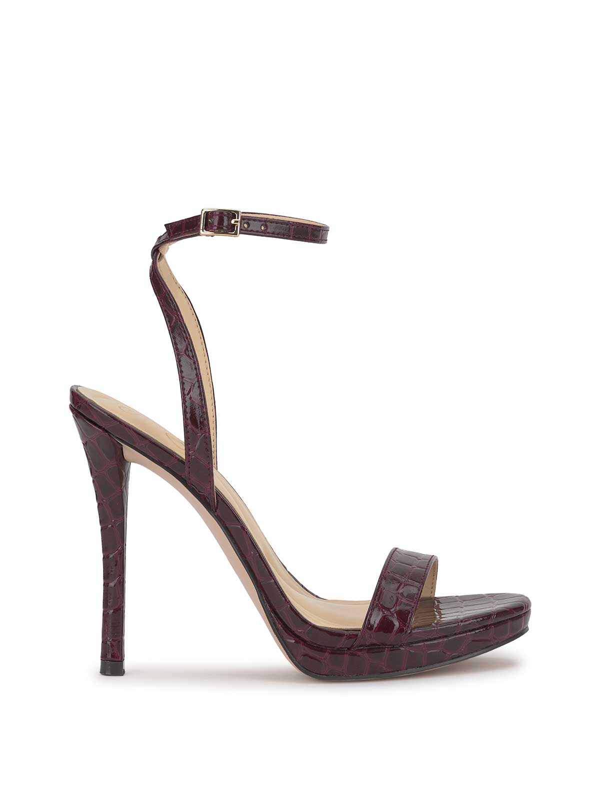Divra High Heel Sandal in Cherry Mahogany – Jessica Simpson