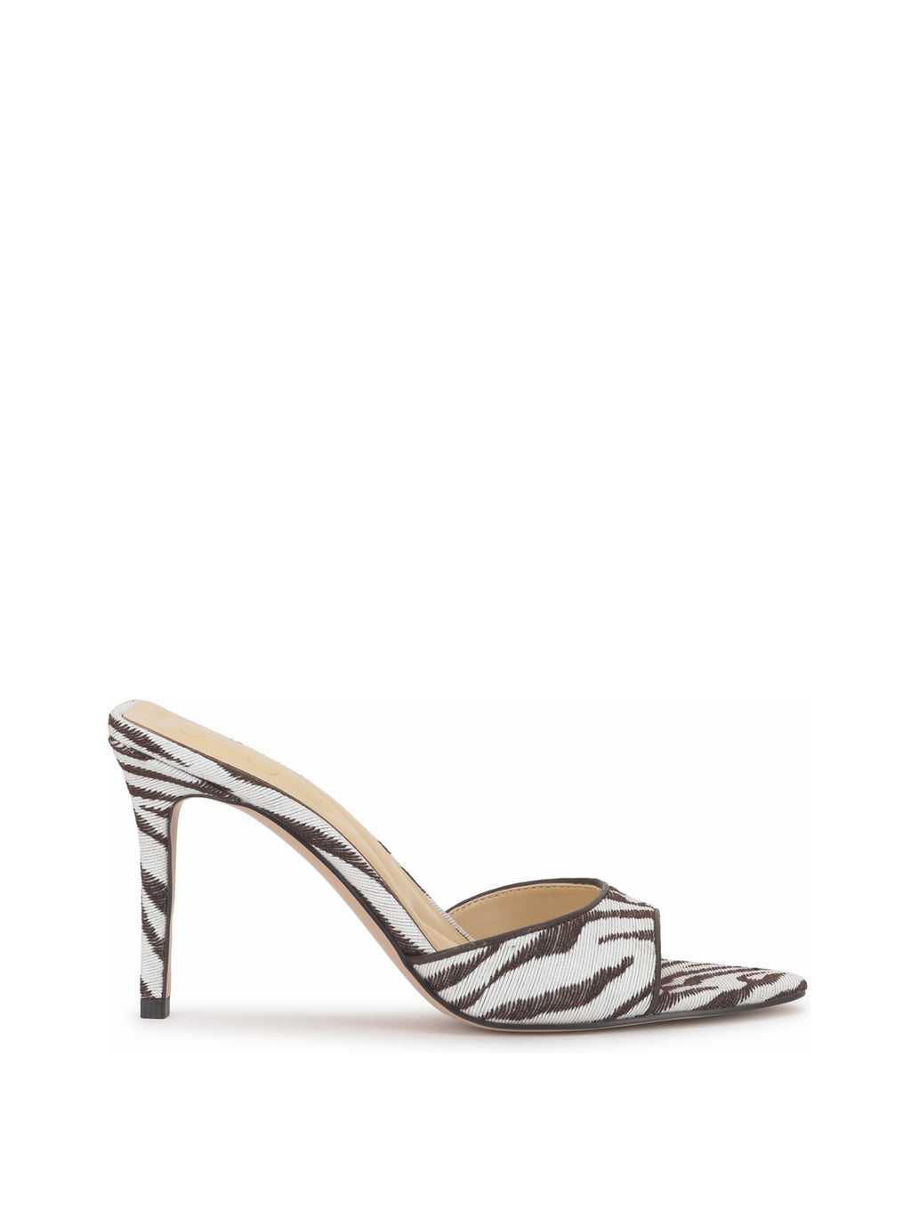 Dravie High Heel in Brown Zebra