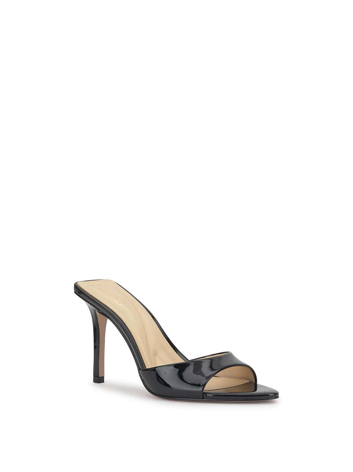 Dravie High Heel in Black Patent