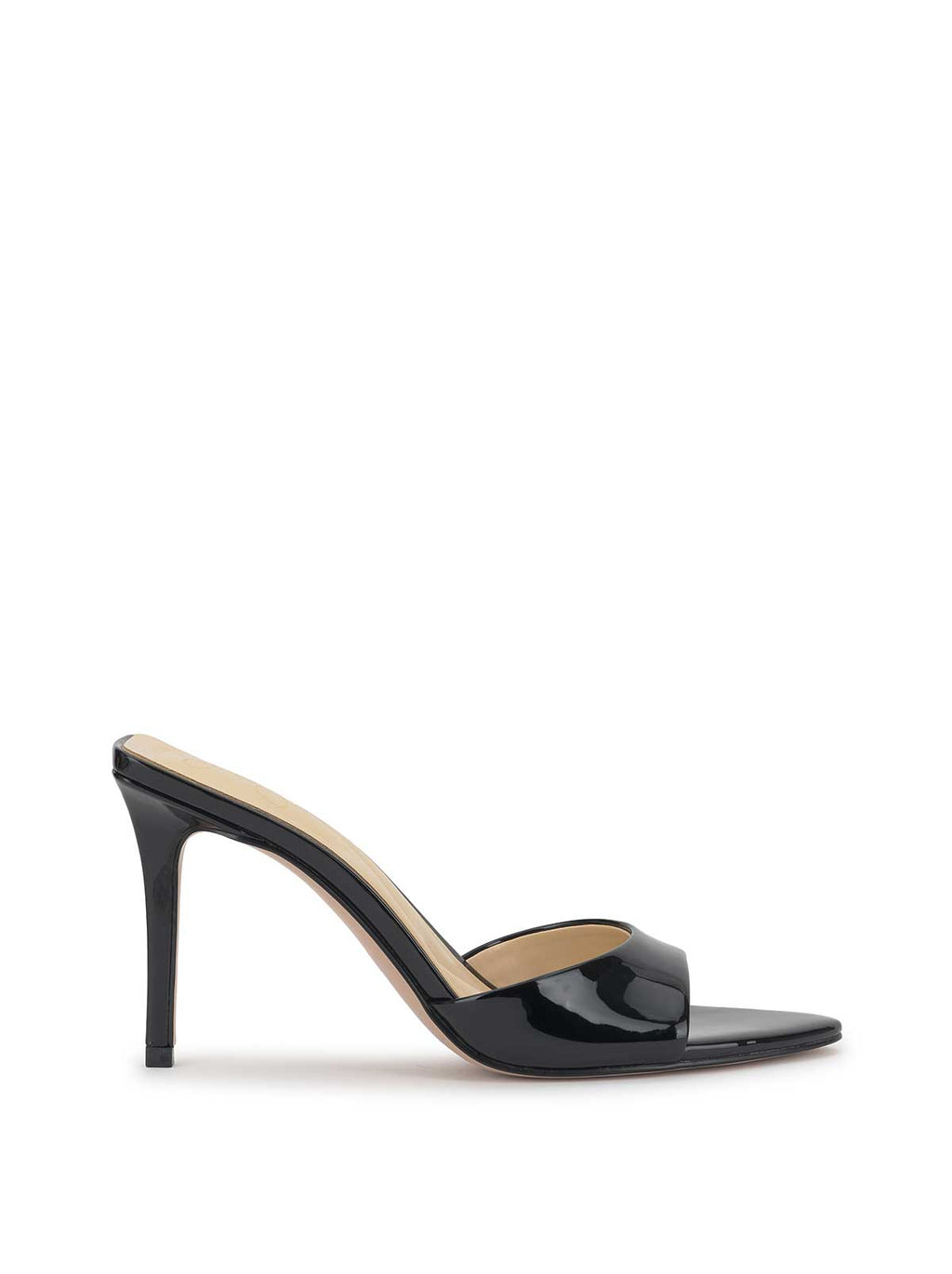 Dravie High Heel in Black Patent