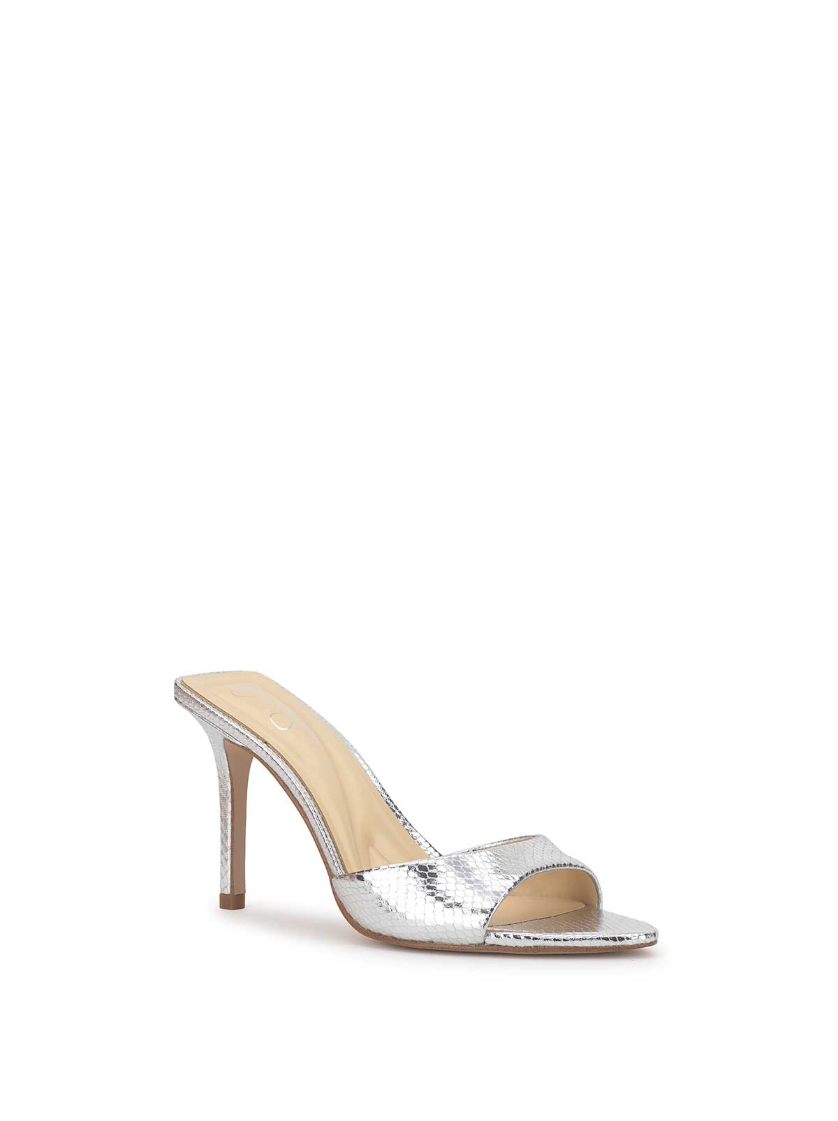 Dravie High Heel in Silver