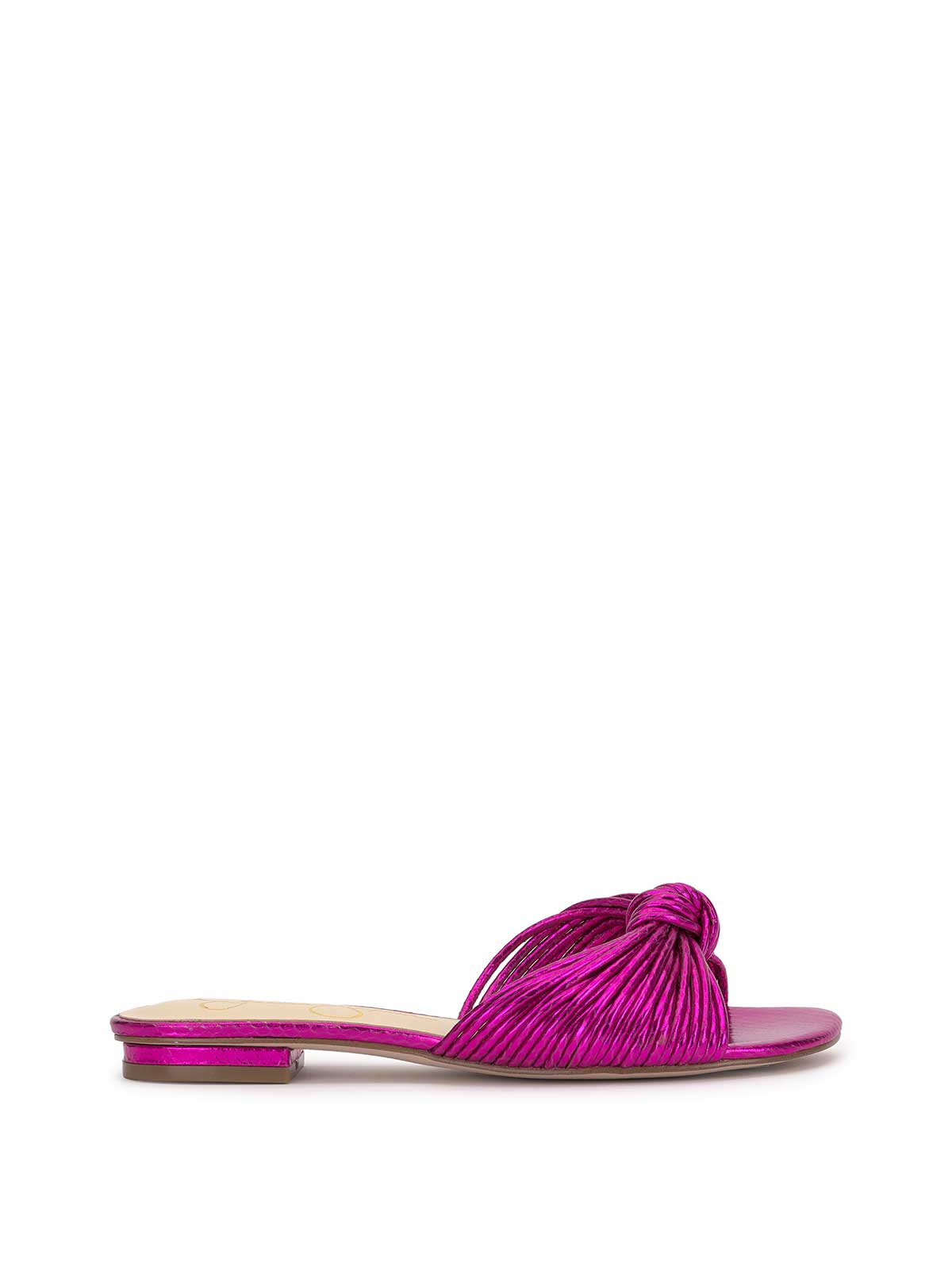 Bright pink flat discount sandals