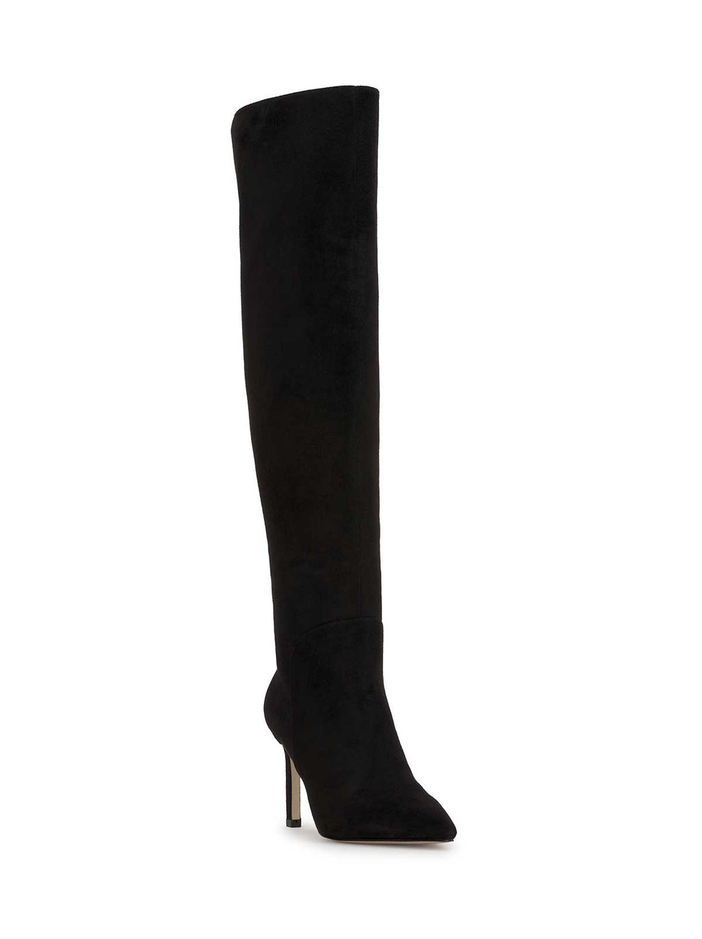 Earon Over The Knee Boot in Black Suede