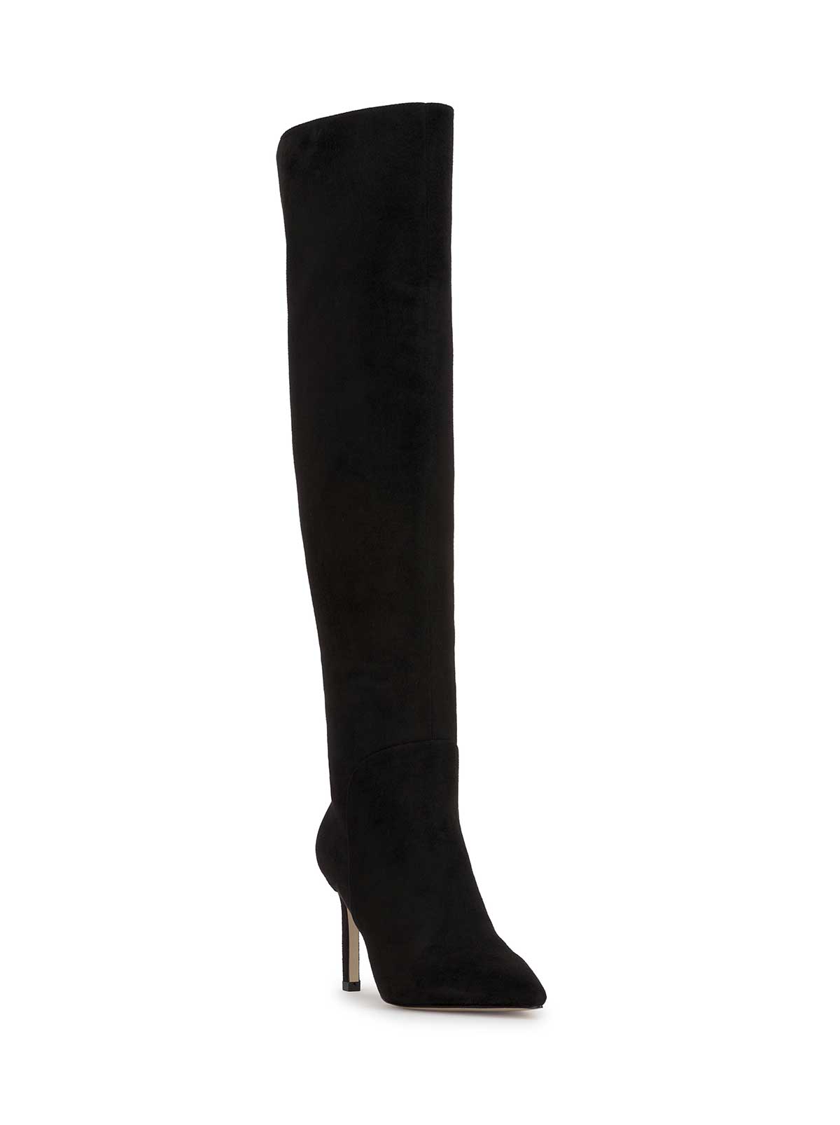 Earon Over The Knee Boot in Black Suede