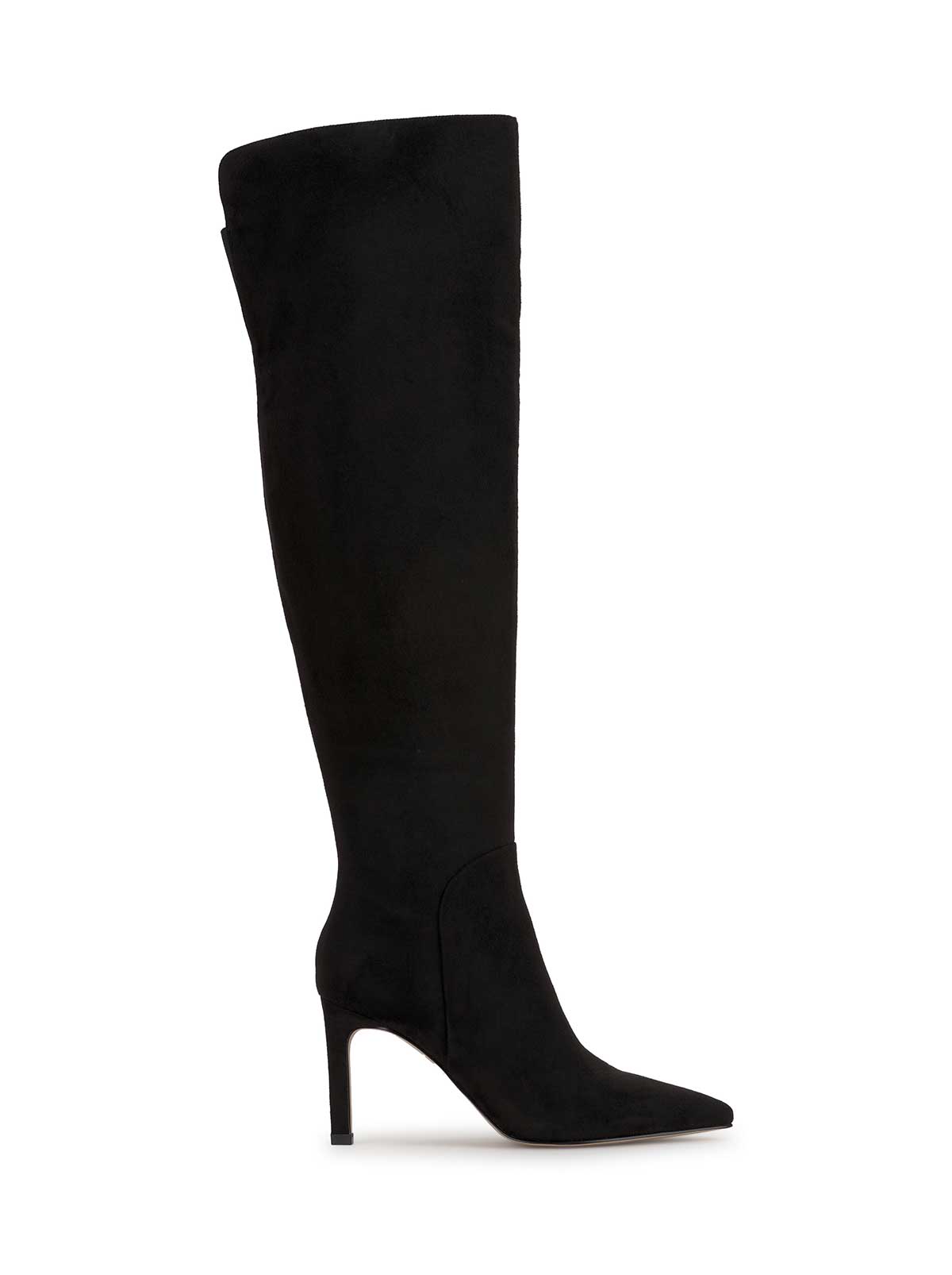 Earon Over The Knee Boot in Black Suede