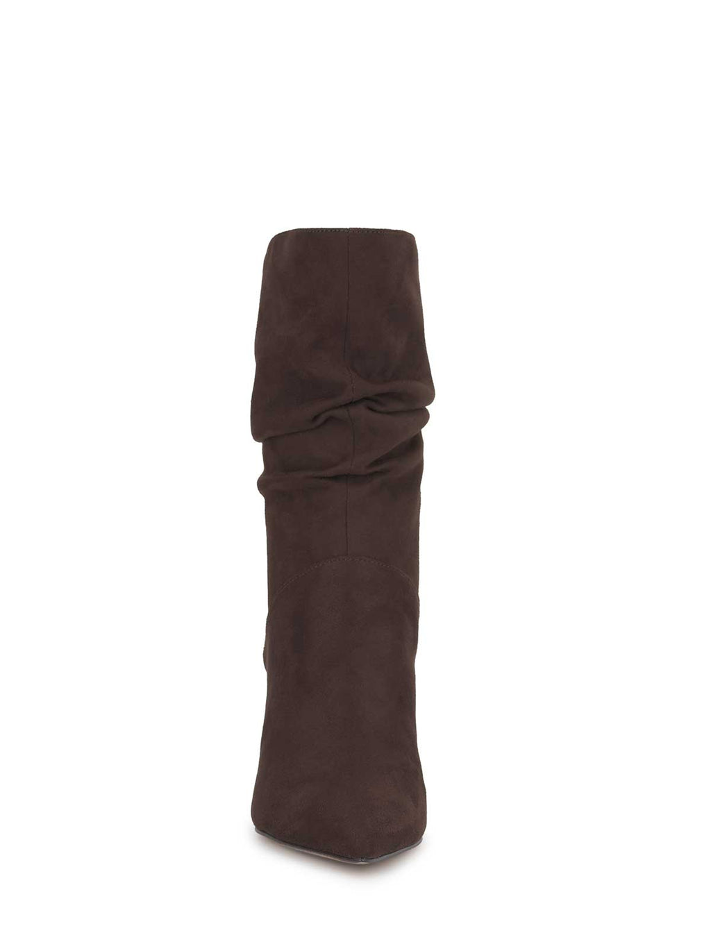 Elisti Scrunch Bootie in Dark Truffle